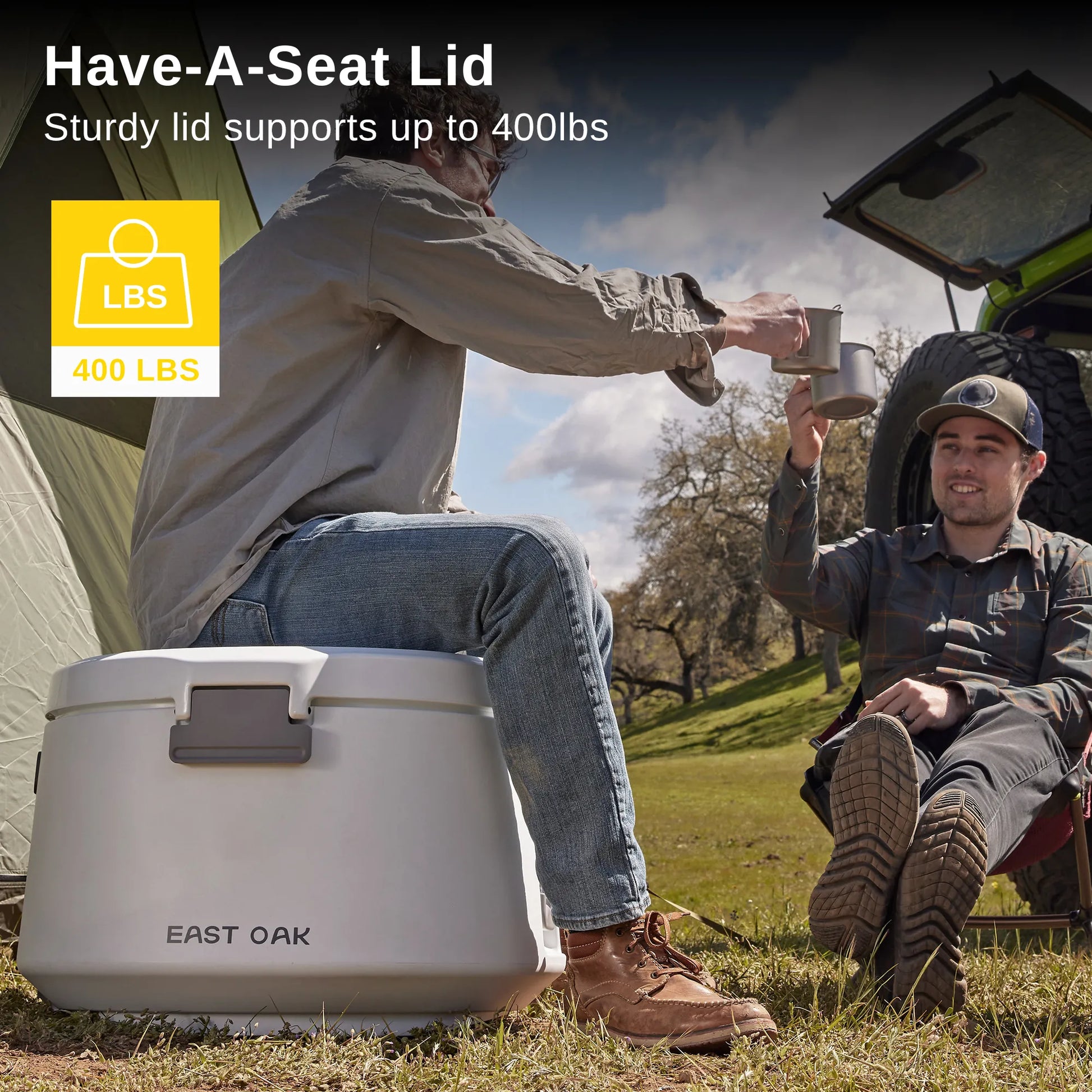 25qtEastOakCoolerWhiteHave-a-SeatLid