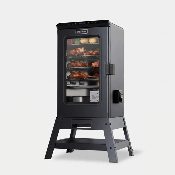 RIDGEWOOD 30-In Electric Smoker with Window & Stand