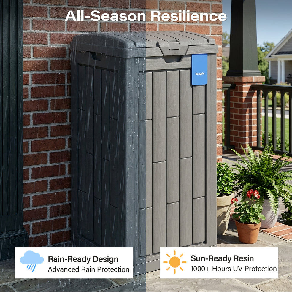 31 Gallon Outdoor Trash Can