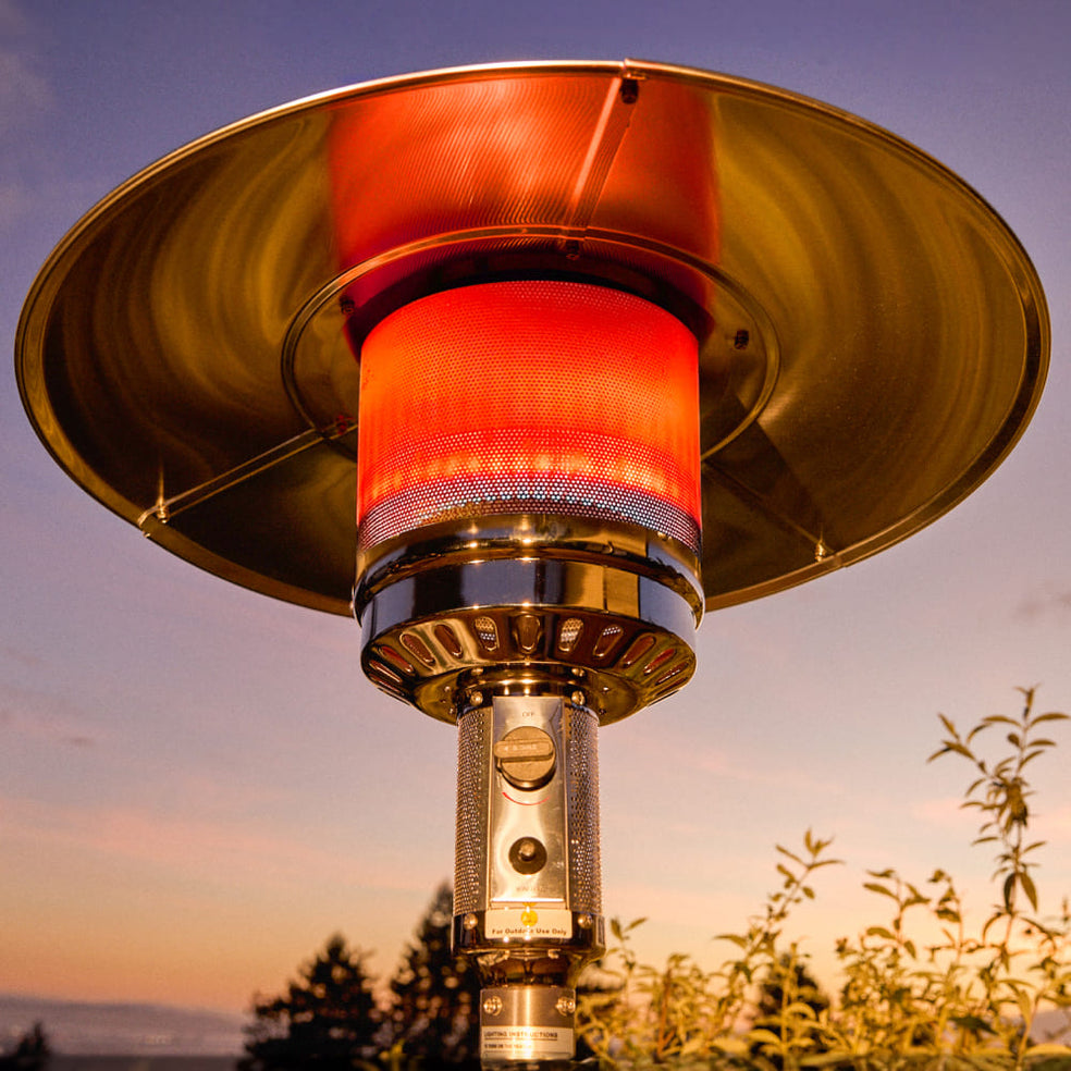 RADIATE 50,000 BTU Propane Patio Heater with Round Table