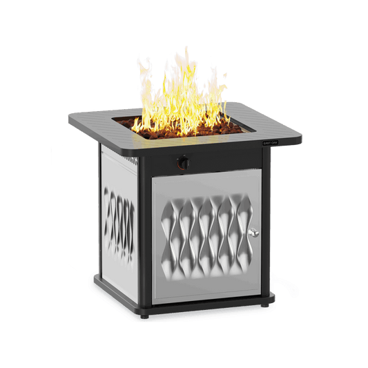BRAZI Propane Fire Pit Table - Upgraded Steel (50,000 BTU)