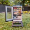 RIDGEWOOD 30-In Electric Smoker with Window & Stand
