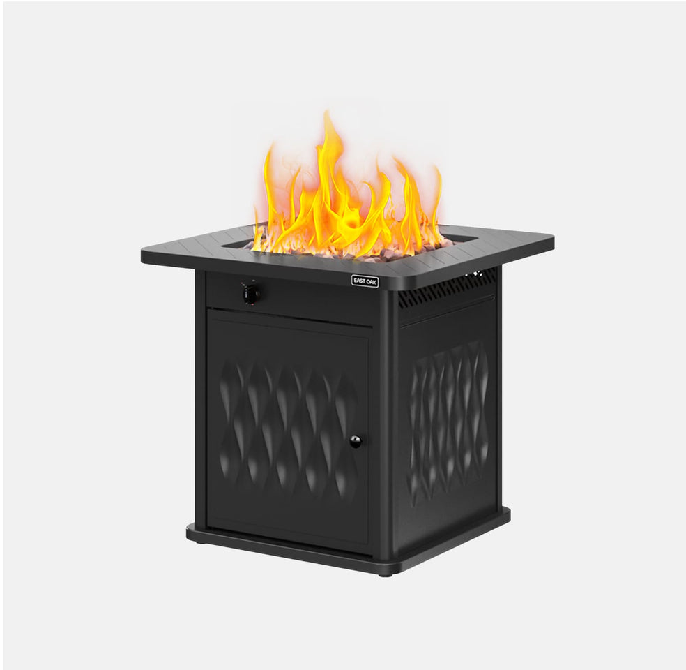 BRAZI 32 Inch Metal Fire Pit Table (50,000 BTU)