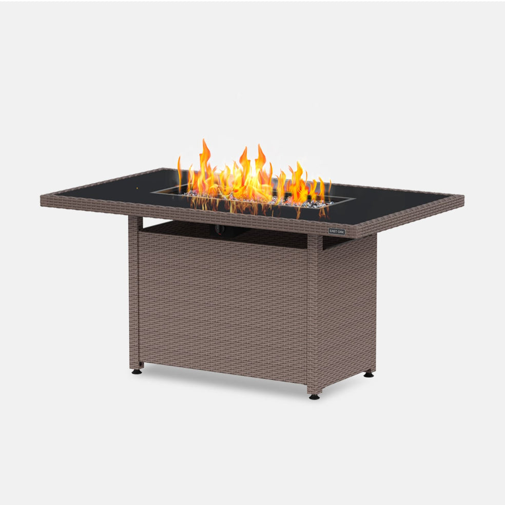 BRAZI 52-Inch Propane Fire Pit Table (60,000 BTU)